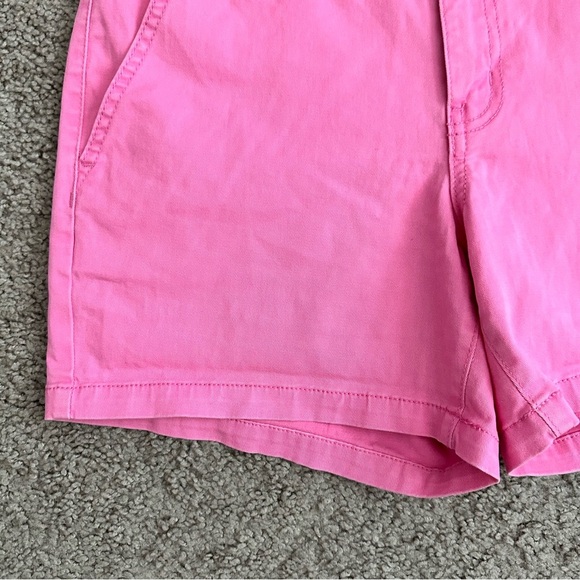 a.n.a Mid-Rise Midi Chino Pink Short Womens 4 - Picture 3 of 13